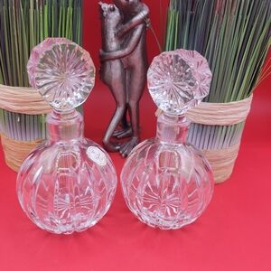 2 Crystal Purfurm Bottles